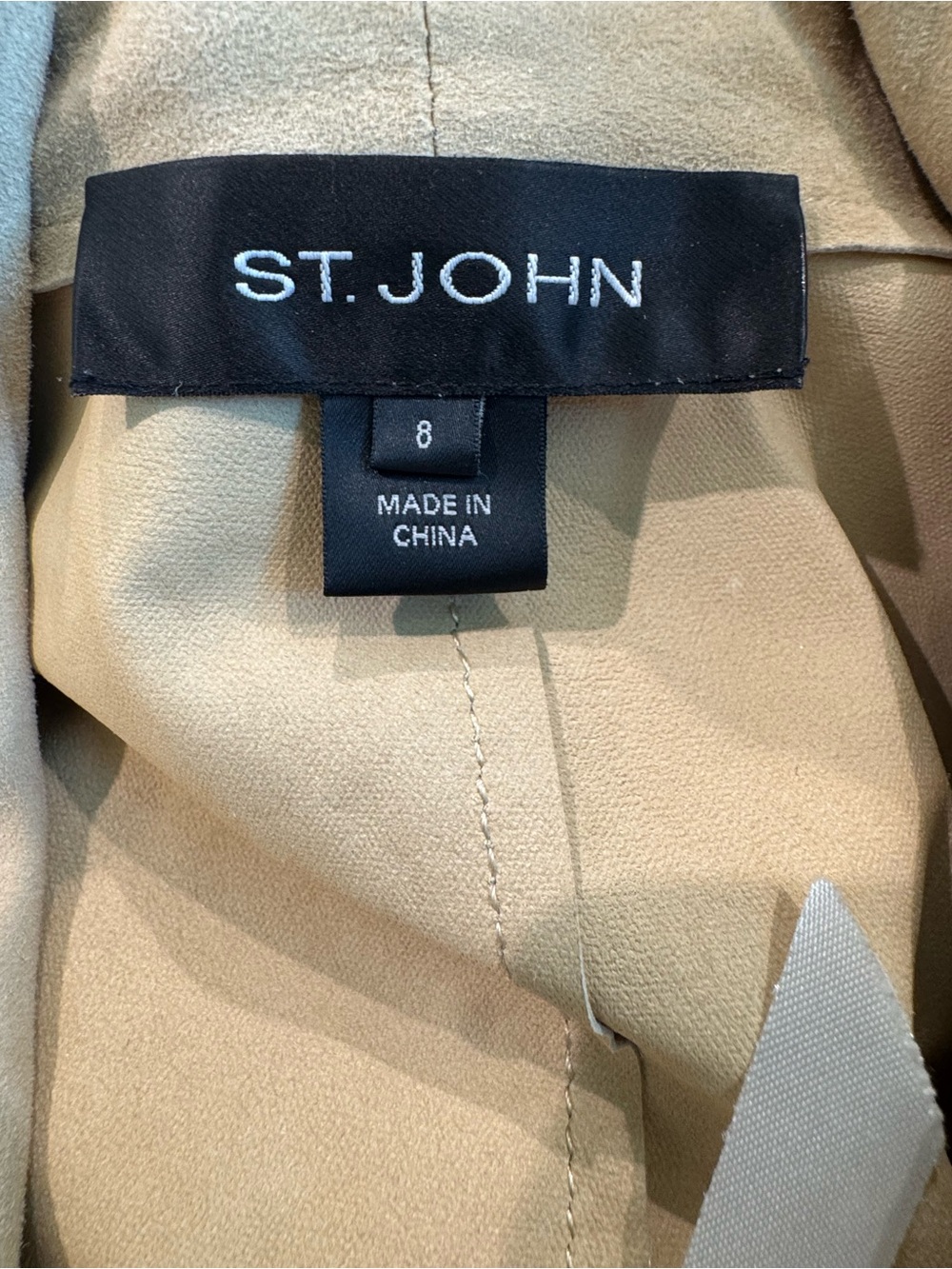 St John lightweight suede jacket 8 - Picture 3 of 6